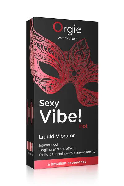 Gel d'excitation Sexy Vibe Hot Liquid Vibrator Orgie