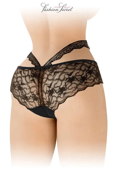 Culotte ouverte noire Marie - Fashion Secret Fashion Secret