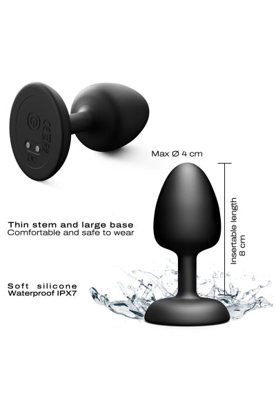 Plug anal vibrant télécommandé Geisha Plug Infinite L - Dorcel Dorcel