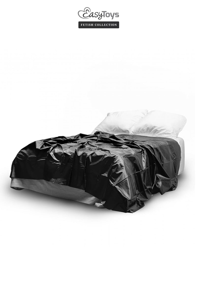 Drap Vinyle noir ou rouge  - EasyToys Fetish Collection
