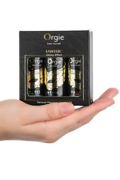 Coffret 3 huiles de massage Sensuel Tantric Collection Orgie