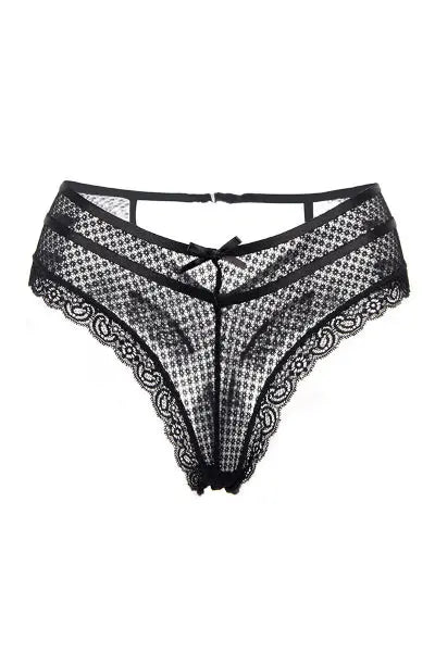 Tanga noir dentelle - Paris Hollywood Paris Hollywood