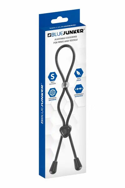 Cockring ajustable à double boucle Blue Junker