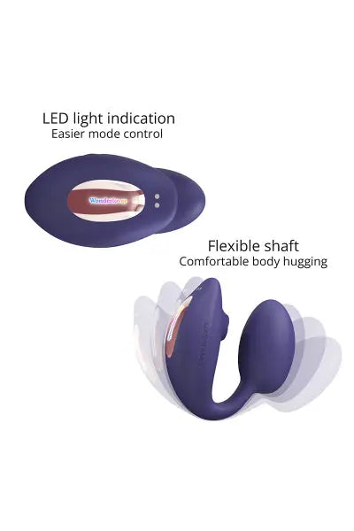 Double stimulateur Wonderlover violet - Love to Love Love to Love