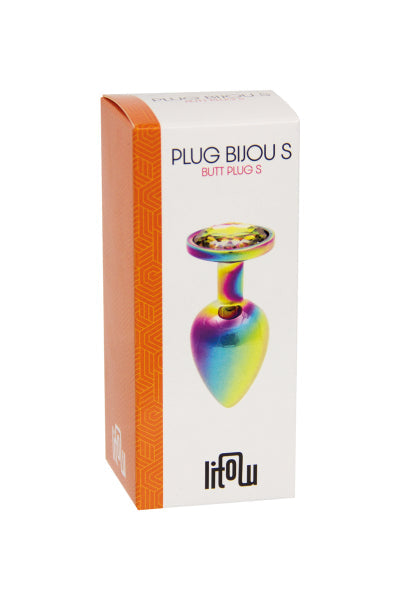 Plug bijou arc-en-ciel S - Litolu Litolu