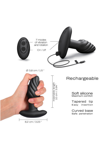 Plug anal rotatif Spin Plug - Dorcel Dorcel