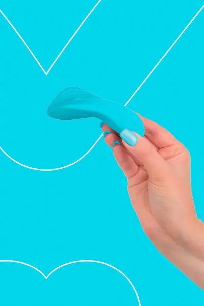 Mini vibro rechargeable SilkenTouch bleu - FairyGasm Fairygasm