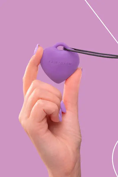Stimulateur pendentif PleasureStone violet - FairyGasm Fairygasm