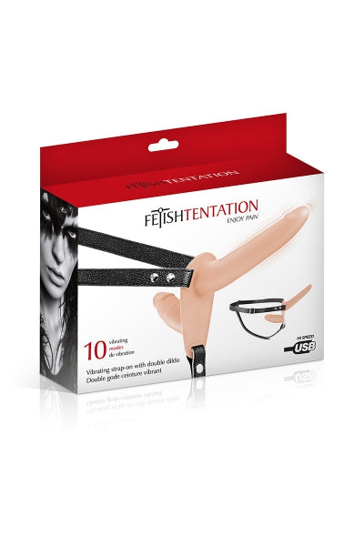 Double gode ceinture chair vibrant - Fetish Tentation Fetish Tentation