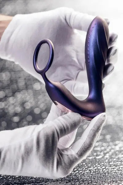 Plug vibrant et cockring Black Hole - Hueman Hueman