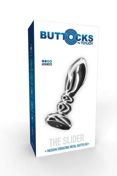 Plug vibrant en métal The Slider M Toy Joy
