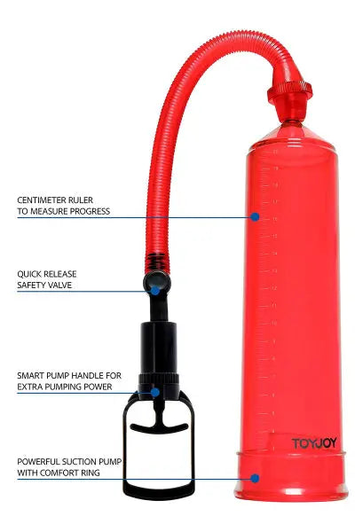 Pompe à pénis ToyJoy Power Pump rouge Toy Joy