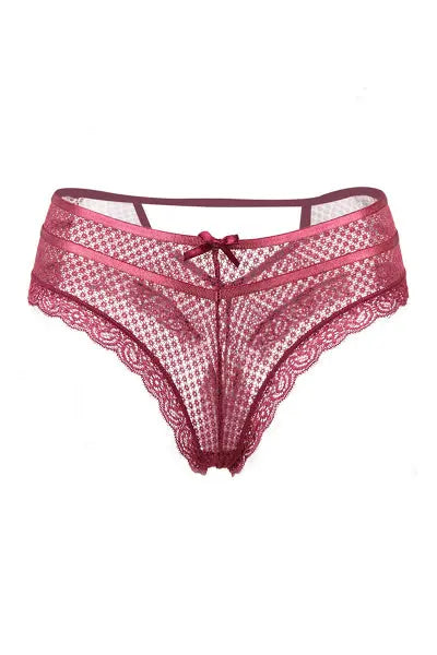 Tanga bordeaux dentelle - Paris Hollywood Paris Hollywood