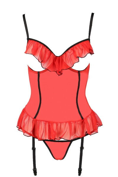 Guêpière seins nus Cherry - Passion Passion lingerie