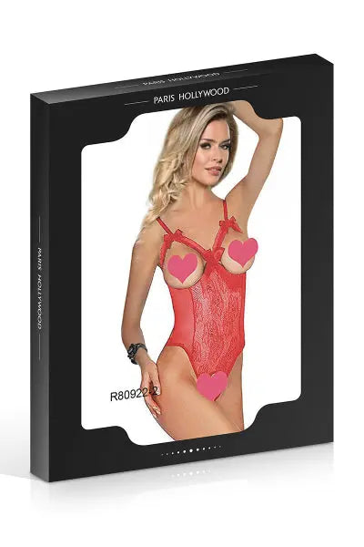 Body rouge ouvert - Paris Hollywood Paris Hollywood