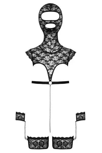 Ensemble de lingerie bondage en dentelle - bad kitty Bad Kitty