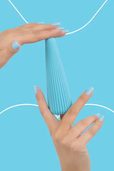 Vibro rechargeable IcyCone bleu - FairyGasm Fairygasm