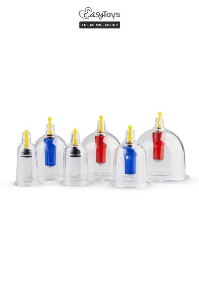 Coffret 6 ventouses Cupping Set - EasyToys Fetish Collection Easytoys Fetish Collection