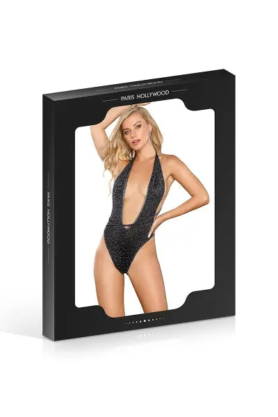 body argenté à strass - Paris Hollywood Paris Hollywood