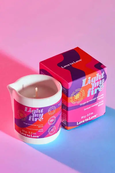 Bougie de massage Monoï - Love to Love Love to Love