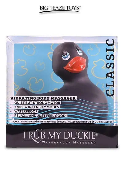 Canard vibrant Duckie 2.0 Classic - noir Big Teaze Toys