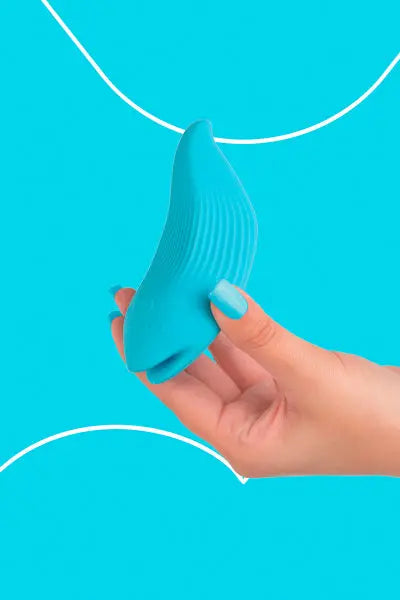 Mini vibro rechargeable DelightfulWave bleu - FairyGasm Fairygasm