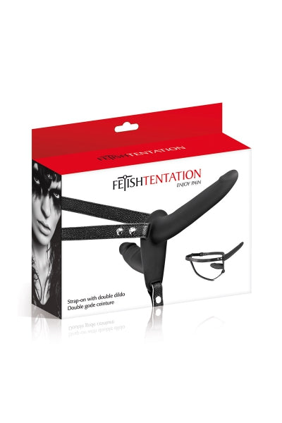Double gode ceinture noir - Fetish Tentation Fetish Tentation
