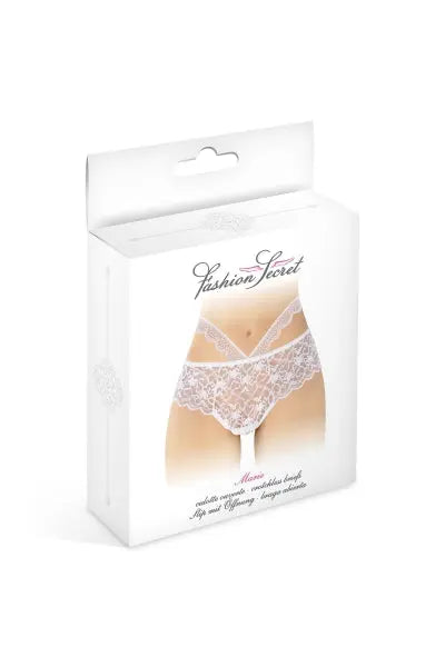 Culotte ouverte blanche Marie - Fashion Secret Fashion Secret