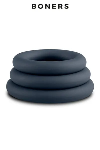 Kit de 3 anneaux de pénis - Boners Boners