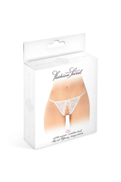 Culotte ouverte Zoé blanche - Fashion Secret Fashion Secret