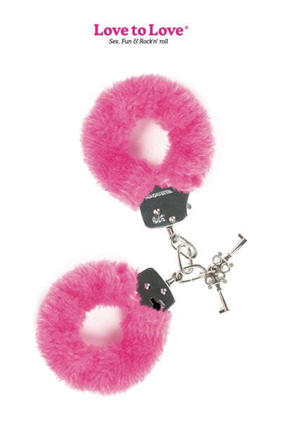 Menottes fourrure Attach me Love to Love