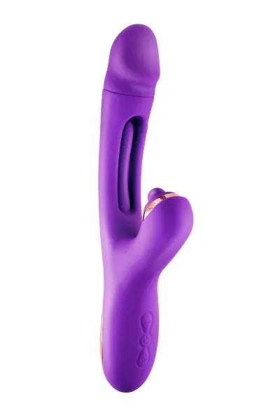 Vibromasseur rabbit 3-en-1 Joyfully violet - Yoba Yoba