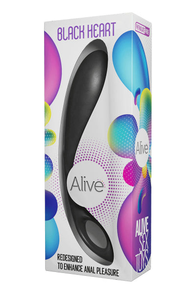 Stimulateur anal Black Heart Alive