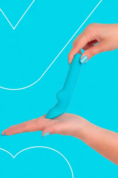 Vibro rechargeable LunaCharm bleu - FairyGasm Fairygasm