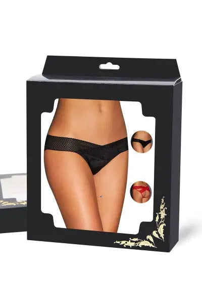 Culotte ouverte noire Paris Hollywood Paris Hollywood