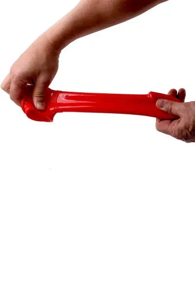 Gaine de pénis semi-réaliste rouge 19x4,5 cm - Zizi Zizi