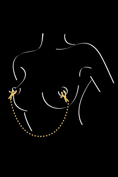 Chaine et pinces à seins Sweet Caress Sweet Caress