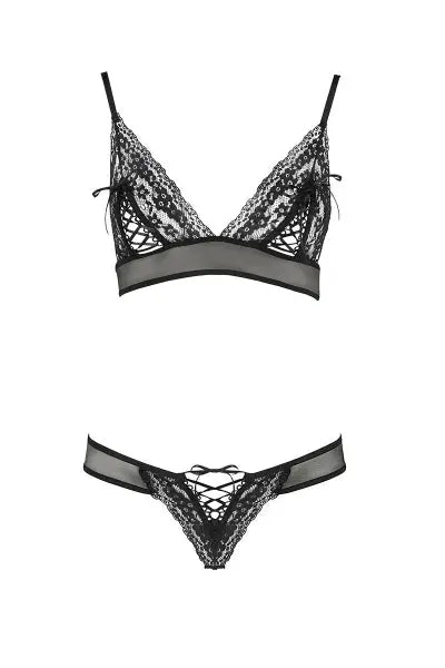 Ensemble sexy Erza noir - Passion Passion lingerie