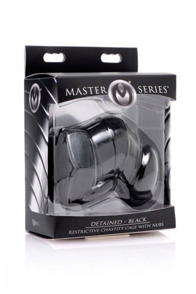 Cage de chasteté restrictive noire - Master Series Master Series
