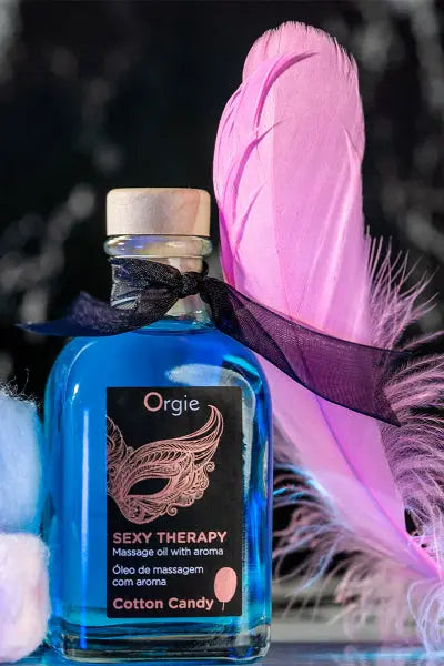 Huile de massage embrassable Sexy Therapy barbe à papa Orgie