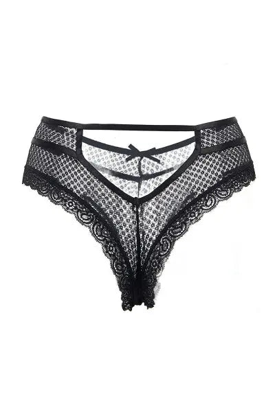 Tanga noir dentelle - Paris Hollywood Paris Hollywood