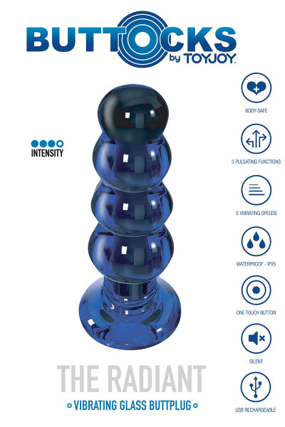 Plug vibrant en verre The Radiant Toy Joy