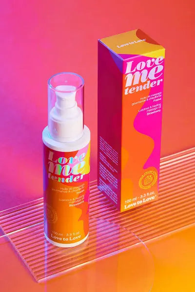 Huile de massage fraise 100ml Love to Love
