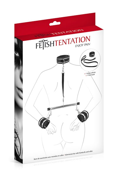 Menottes et collier de soumission - Fetish Tentation Fetish Tentation