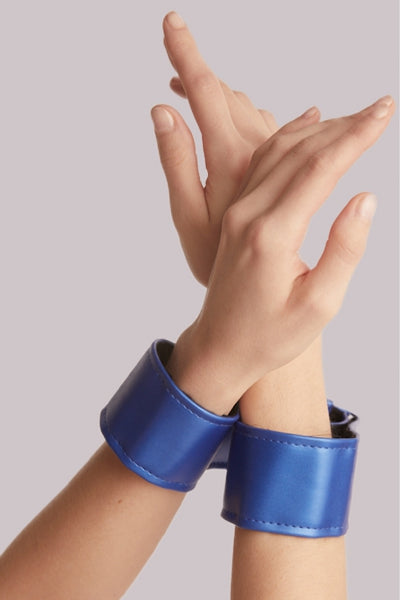 Harnais Curious bleu métallique - Strap On Me Strap-on-Me