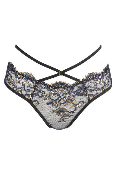 String dentelle Noir V-10368 - Axami Axami