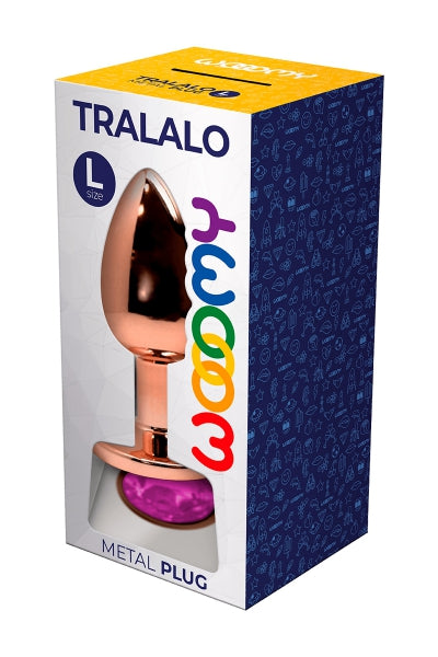 Plug bijou Tralalo rose L - Wooomy Wooomy