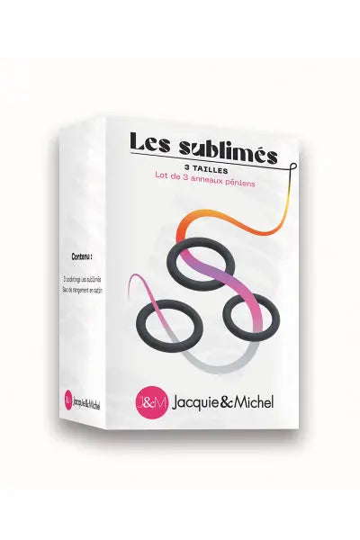 Set de 3 cockrings Les sublimés - Jacquie et Michel Jacquie & Michel Toys