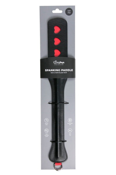 Paddle cuir 3 coeurs - Easytoys Fetish Collection Easytoys Fetish Collection