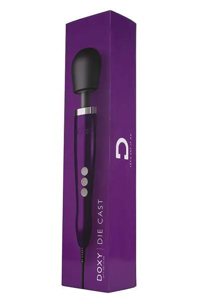 Vibro Wand Doxy Die Cast Violet Doxy
